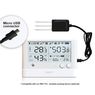 UbiBot Soil Temperature and Humidity Sensor Micro-USB